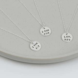 Personalised Bible Verse Necklace