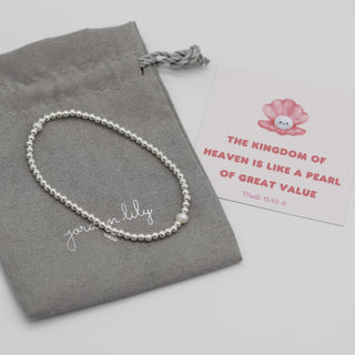 Single Pearl Bead Bracelet