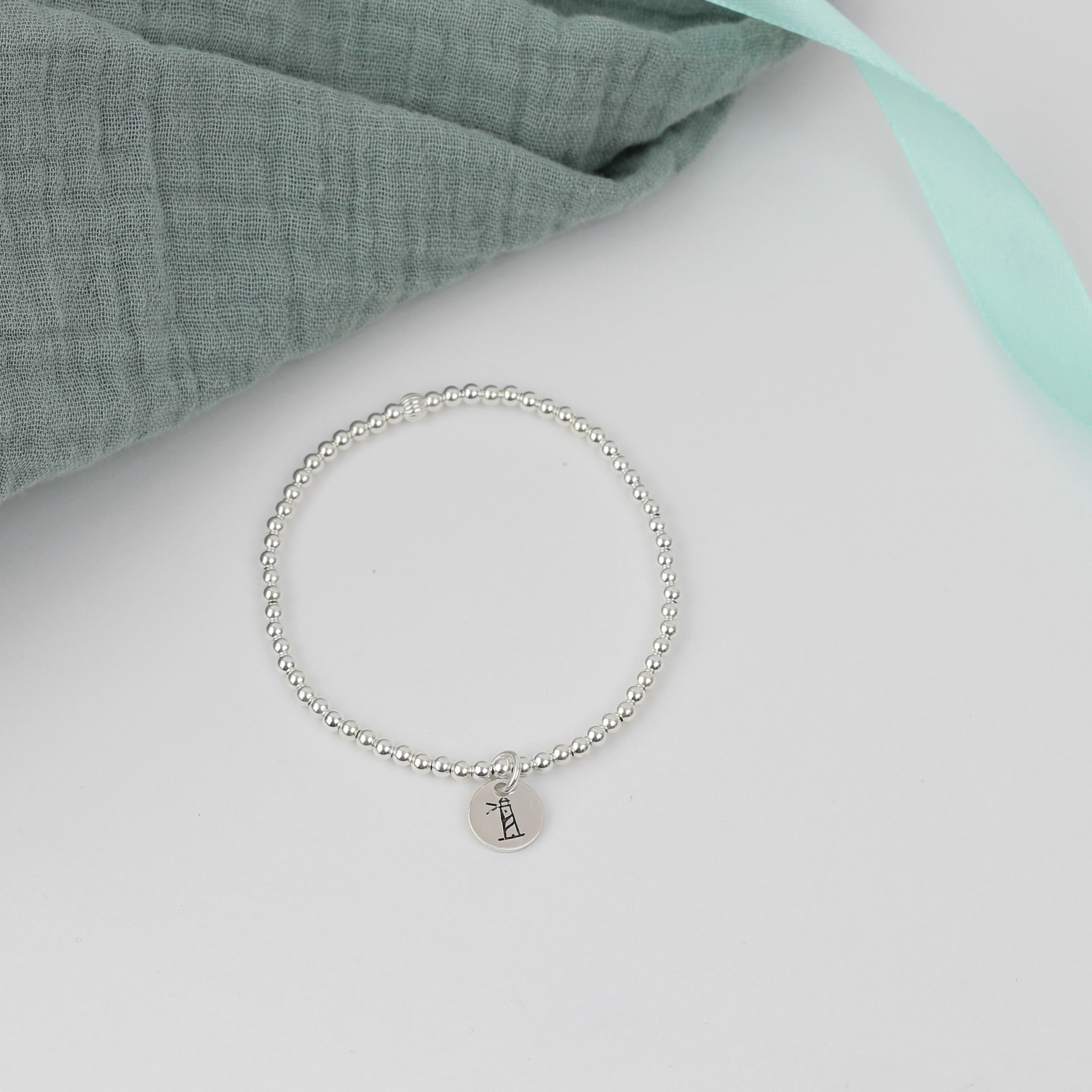 Lighthouse Tower Charm - 925 Sterling Silver Bead For Pandora-style Bracelets & Necklaces
