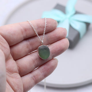 Sea Green Sea Glass Pendant