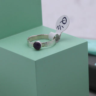 Amethyst Gemstone Ring - Size Q 1/2