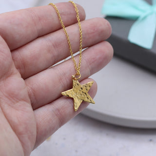 Gold Vermeil Large Star Necklace