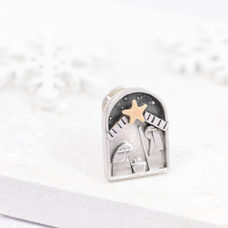 Nativity Scene Brooch