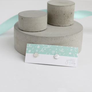 Hexagon Stud Earrings