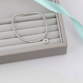 Dove Silver Bead Bracelet