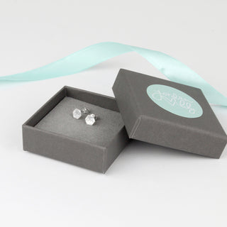Hexagon Stud Earrings