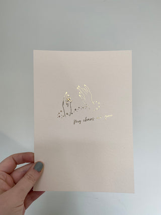 My Chains Are Gone | A5 Gold-Foiled Print