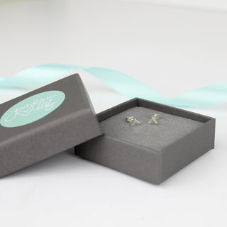 Chevron Stud Earrings