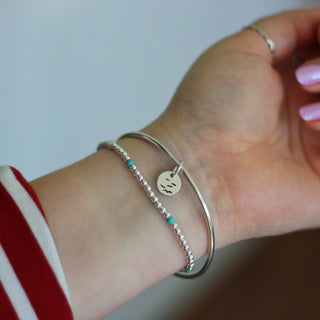 Look at the Birds Sterling Silver Charm Bangle