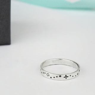 Celestial Stamped Ring