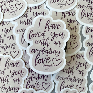 Everlasting Love - Vinyl Sticker