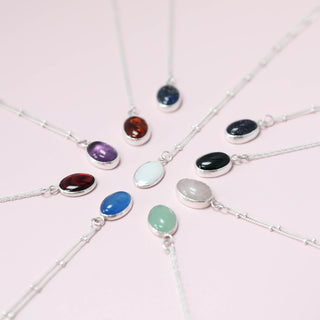 Mother of Pearl Gemstone Necklace