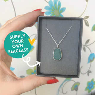 Supply Your Own Seaglass Necklace
