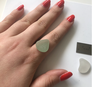 Supply Your Own Seaglass Ring