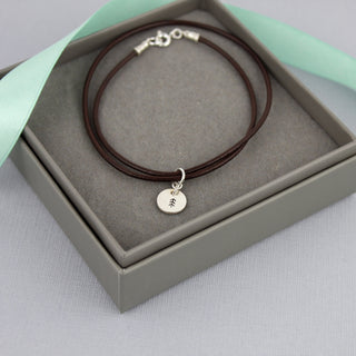 Pine Tree Leather Bracelet