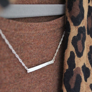 Simple Skinny Bar Necklace